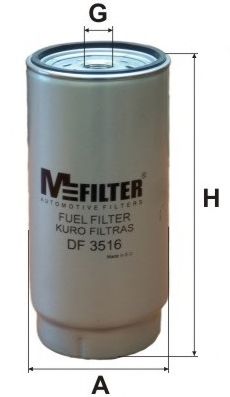 MFILTER - DF 3516 - Фильтр топливный