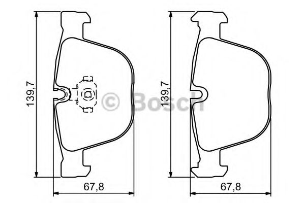 Гальмівні колодки дискові зад. BMW E60/65/X5 (E70, F15),/X6 (E71, E72) 3.0-4.4 08-
