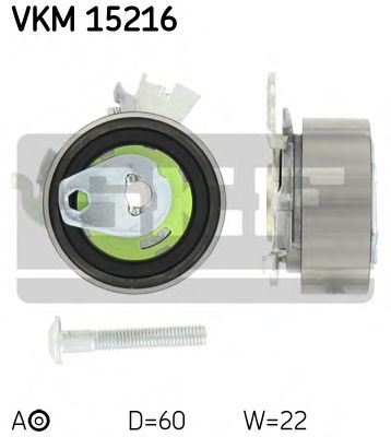 SKF - VKM 15216 - Ролик паска приводного Opel 1,6/1,6 16v