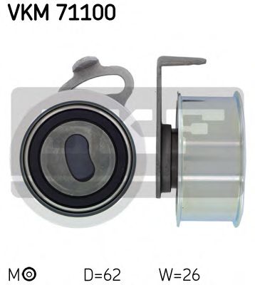 SKF - VKM 71100 - Ролик паска приводного Toyota 1.8D/2.0D 85-