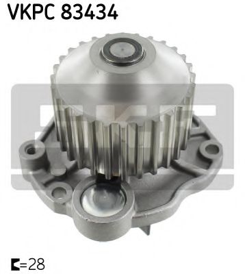 SKF - VKPC 83434 - Помпа воды CITROEN C5 III 3.0 V6 (Пр-во SKF)