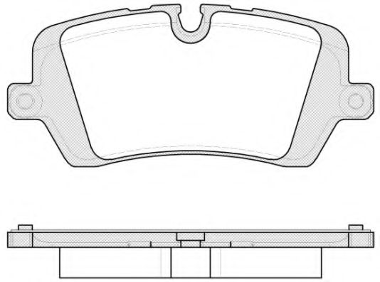 Гальмівні колодки диск.задні Range Rover IV 3.0D-5.0 12-