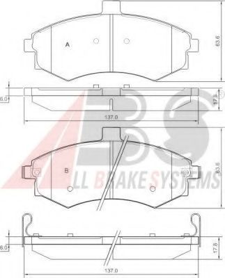 К-кт перед. гальм. колодок Hyundai Avante/Elantra/Lantra/Lavita/Matrix 3