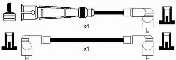 NGK - 8618 - Комплект проводів запалення