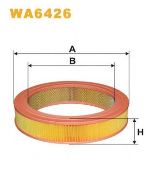 Фільтр повітряний Honda Accord, Mazda 626, II, III, 929 II, III, B 1.6-2.2 78-