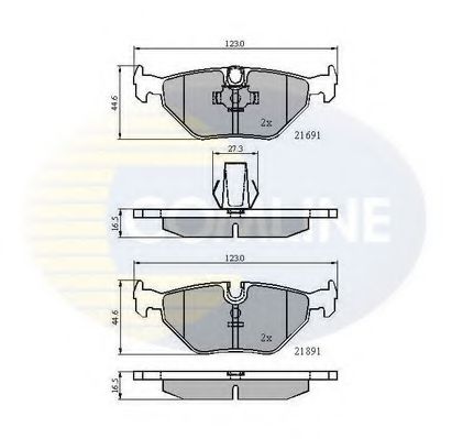 COMLINE - CBP01011 - CBP01011 Comline - Гальмівні колодки до дисків