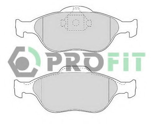 PROFIT - 5000-1394 - Колодки гальмівні дискові