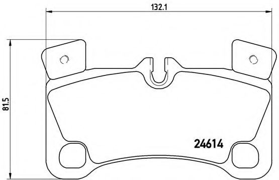 BREMBO - P 85 103 - Колодки тормозные дисковые, к-кт.