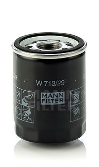 MANN-FILTER - W 713/29 - Фiльтр масляний Landrover Range Rover 4.2/4.4 02.05-, Discovery 4.4 10.04-; Jaguar XJ, XF, XK 4.2 05.03-