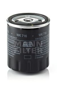 MANN-FILTER - WK 716 - Фільтр паливний DB 200D,220D,240D - W123,MB