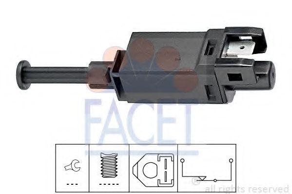 FACET - 7.1055 - Перемикач світла "Стоп" VW (під педаль)