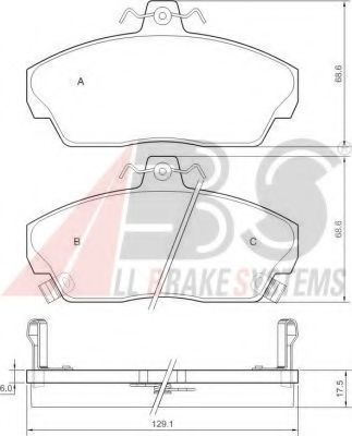 Гальмівні колодки перед. дискові Honda Civic/Civic CRX/Civic Shuttle/Prelude