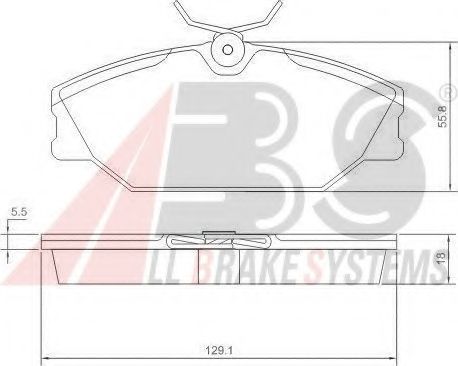 Колодки гальм. дискові перед. Renault Laguna I 93-01, Megane I 96-03, Safrane  96-00, Scenic I  99-03