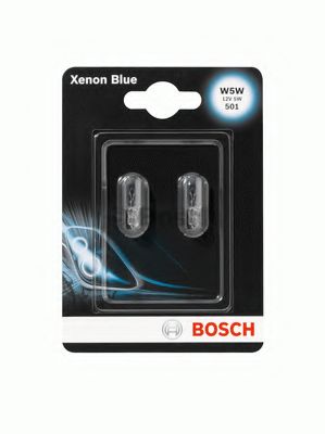 BOSCH - 1 987 301 033 - Лампа W5W 12V 5W  XENON BLUE