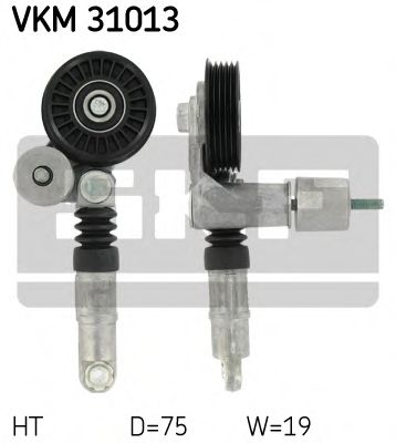 SKF - VKM 31013 - Натяжник паска приводного Audi A4,A6 Skoda Superb VW Golf IV 1.9Tdi 01.98-