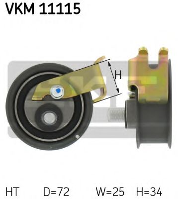 Ролик паска приводного VAG A3/A6/Octavia/Golf IV 1.8/1.8T 97-