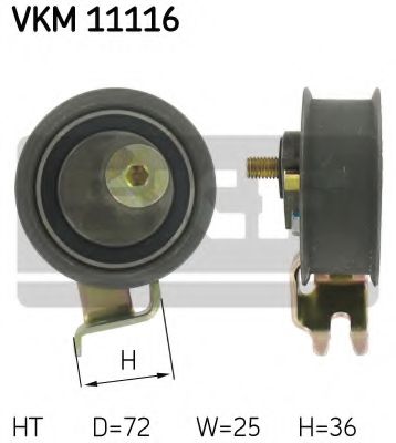 Ролик паска приводного VAG A3/A6/Octavia/Golf IV 1.8/1.8T 97-