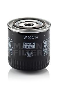 MANN-FILTER - W 920/14 - Фільтр масла Nissan Bluebird 2.0 D,TD -9/87, Primera