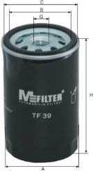 MFILTER - TF 39 - Фильтр масляный AUDI, VW (пр-во M-Filter)