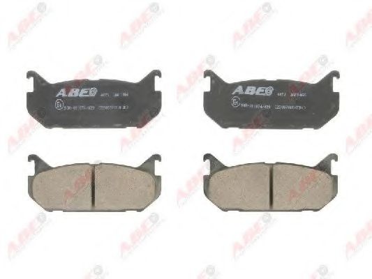 ABE - C23007ABE - Гальмівні колодки дискові зад. Mazda 626 1.8-2.2/2.0D 92-97