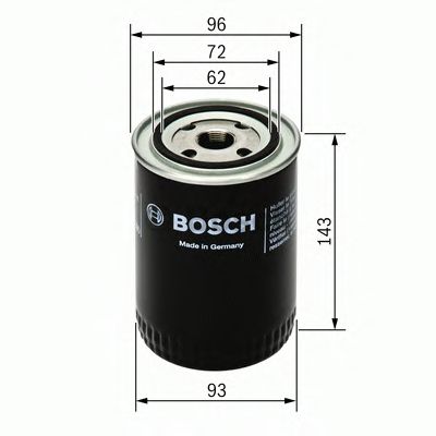 BOSCH - F 026 407 083 - Фільтр масла  Fiat/Peugeot/Citroen  3.0HDi
