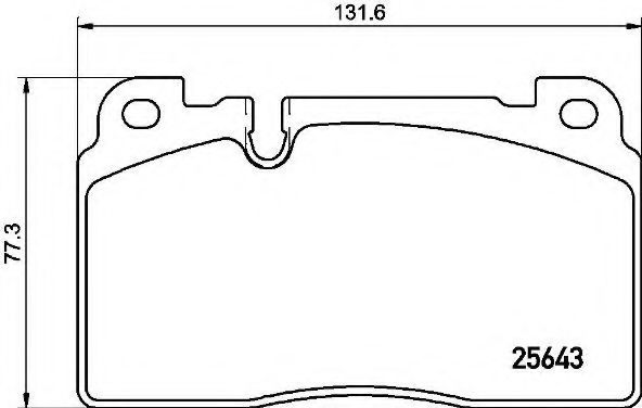 BREMBO - P 85 133 - Колодки тормозные дисковые, к-кт.