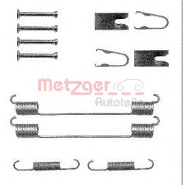 METZGER - 105-0883 - Монтажний к-кт гальмівних колодок