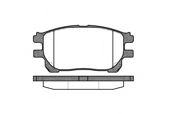 Колодки гальмівні Toyota Previa 00-06