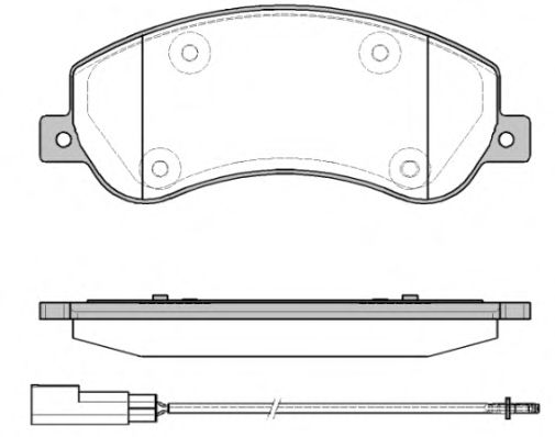 REMSA - 1250.11 - Колодки гальмівні дискові