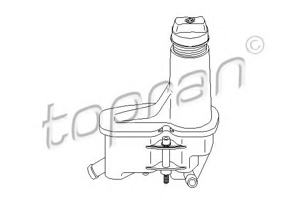 TOPRAN - 108 569 - Бачок гідропідсилювача VW Golf 1.4-2.8 93-97