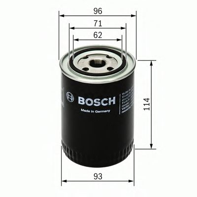BOSCH - 0 451 103 313 - Фільтр масла Audi A4, A6, A6 Quattro, A8 5/99-