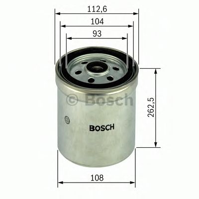 BOSCH - F 026 402 017 - Фильтр топл. VOLVO (пр-во BOSCH)