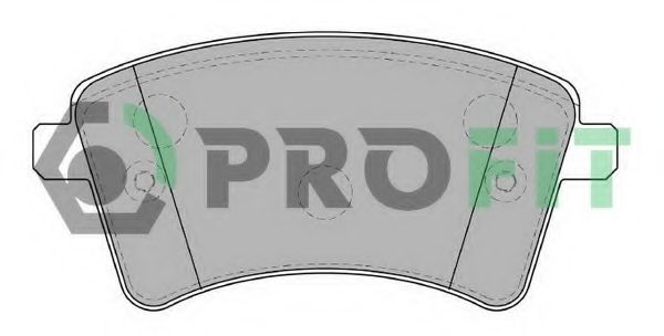 PROFIT - 5000-4185 - Колодки гальмівні дискові