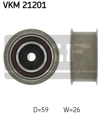 SKF - VKM 21201 - Ролик паска приводного VAG 2,4-2,8 94-