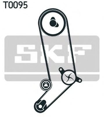 SKF - VKMC 01265 - К-кт ГРМ+помпа Audi A6 2.5TDi 94-97 (помпа /5323XS/5345XS/T43047/T41277/T42190)