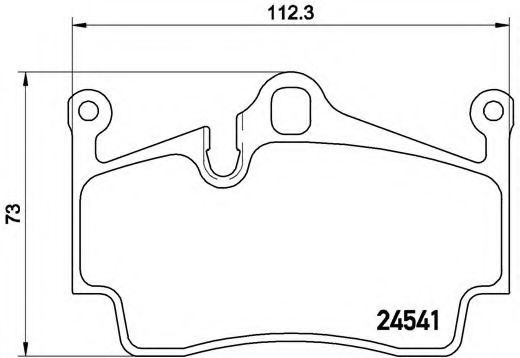 BREMBO - P 65 028 - Гальмівні колодки дискові