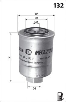 Фільтр паливний Isuzu Midi 2.0TD,Kia Pregio