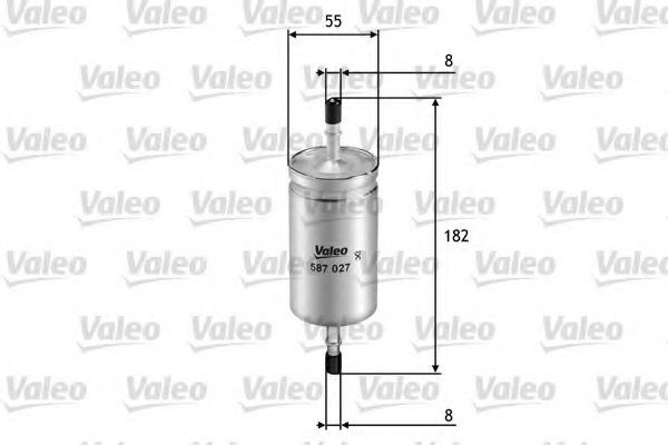 VALEO - 587027 - Фільтр паливний