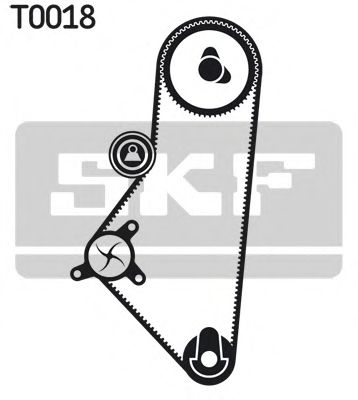 SKF - VKMA 03201 - Роликовий модуль натягувача ременя (ролик
