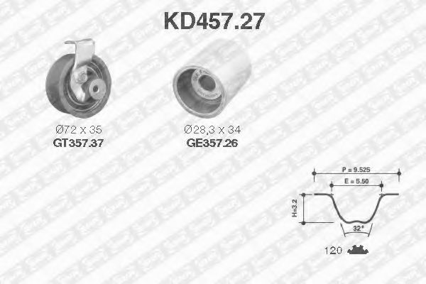 К-кт ГРМ VAG Toledo II 1.9 TDI Superb 1.9 TDI A4 (8D) 1.9 TDI Galaxy 1.9 TDI A6 (4B) 1.9 TDI Sharan (7M) 1.9 TDI