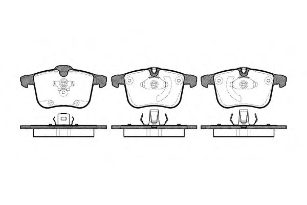 Колодки гальм.перед. Opel Vectra C GTS 3.0 V6 / 3.2 V6  08/02