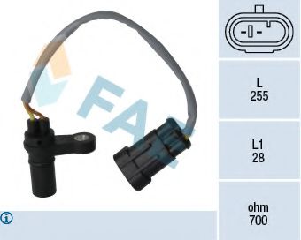 FAE - 79191 - Датчик положення к/вала Opel Astra F  1.4-1.6  91- (АКПП)