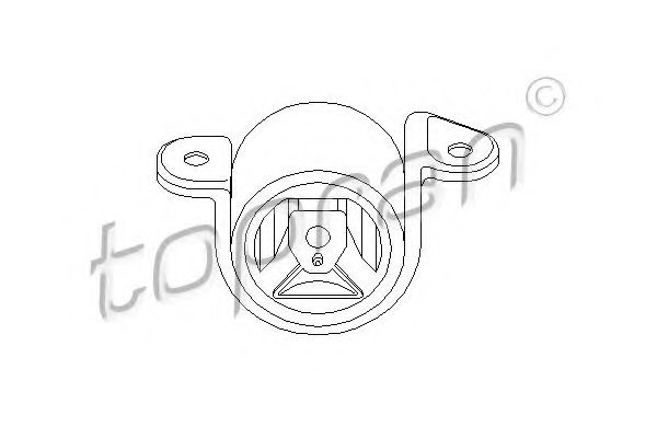 TOPRAN - 201 397 - Опора двигуна  Opel Vectra A 1.8-2.0 16V автомат КПП передняя