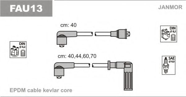 В/в дроти Fiat Uno 1.3 -89,Tipo 1.4 88-