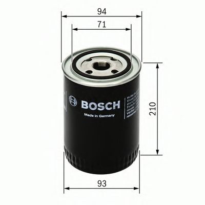 BOSCH - 0 451 105 067 - Фільтр масляний DAF 65 CF 93-00/RVI M140-180; R370/390