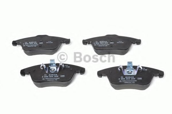 BOSCH - 0 986 494 209 - Колодки гальмівні дискові