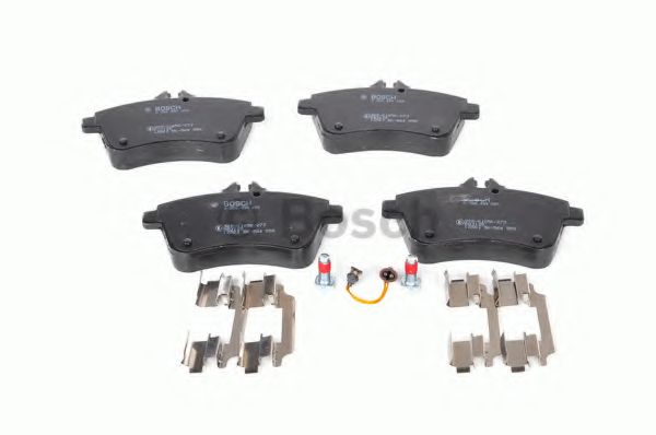 BOSCH - 0 986 494 085 - К-кт гальмівних накладок перед. DB klasa B (W245) B 200 05-