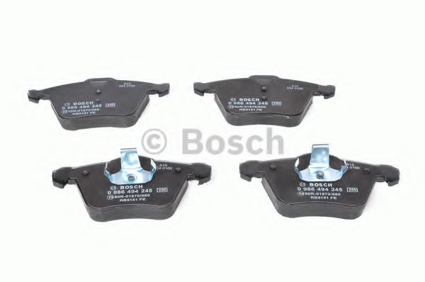 BOSCH - 0 986 494 245 - Колодка торм. диск. VOLVO S80 передн. (пр-во Bosch)