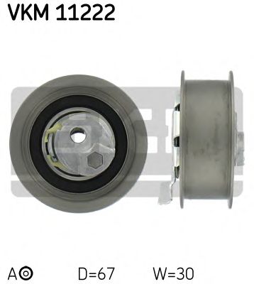 SKF - VKM 11222 - Ролик паска приводного Audi/VW 2,0FSI/TFSI 05.03-