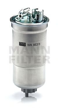 MANN-FILTER - WK 853/3 x - Фільтр паливний  VAG A3/A4/Octavia/Golf IV/Passat 1.9Tdi/2.0Tdi/LT 28-46 2.5Tdi/2.8Tdi